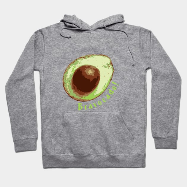 Bravocado Hoodie by helengarvey